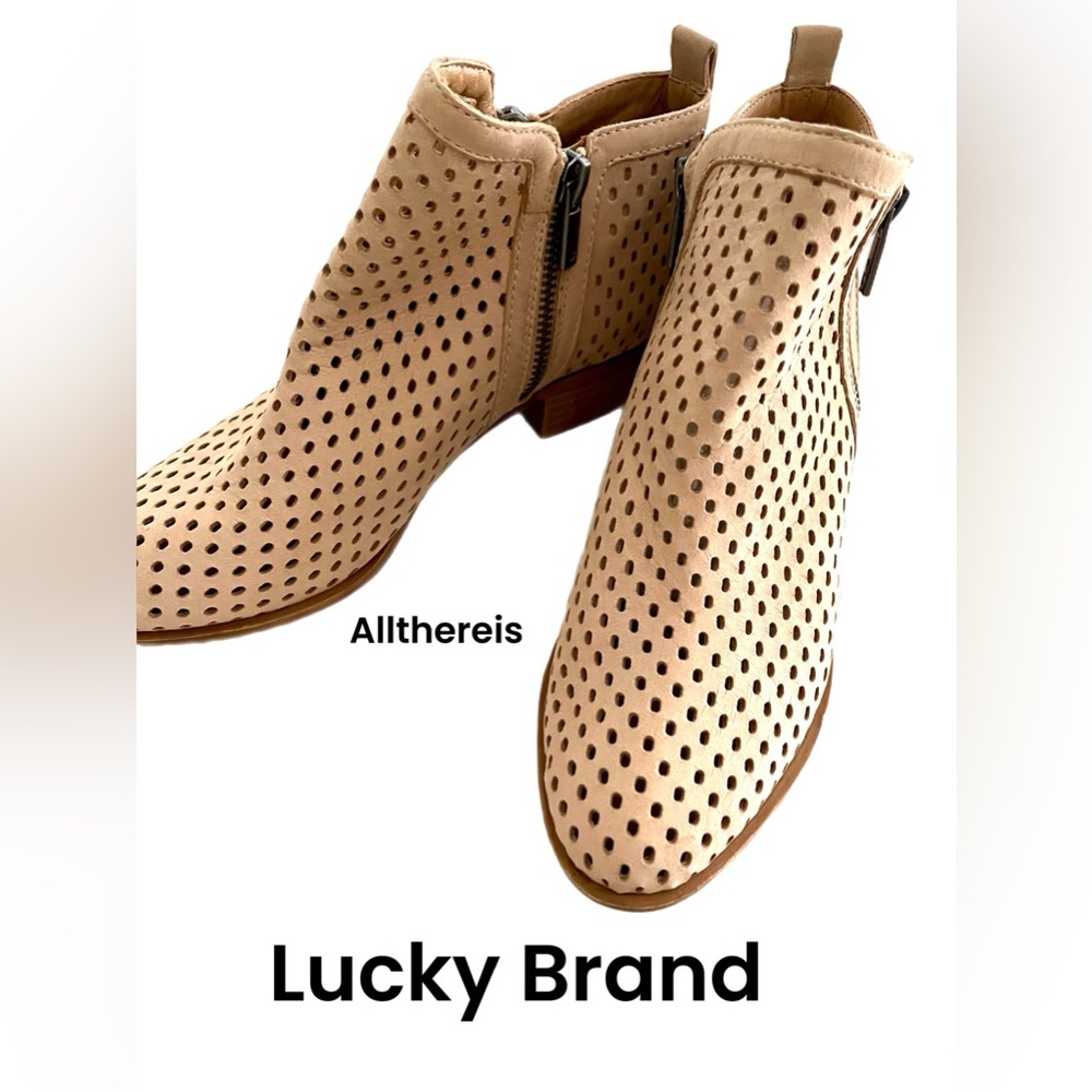 HP🎉NWOB Lucky Brand Basel bootie 6M - Picture 11 of 16